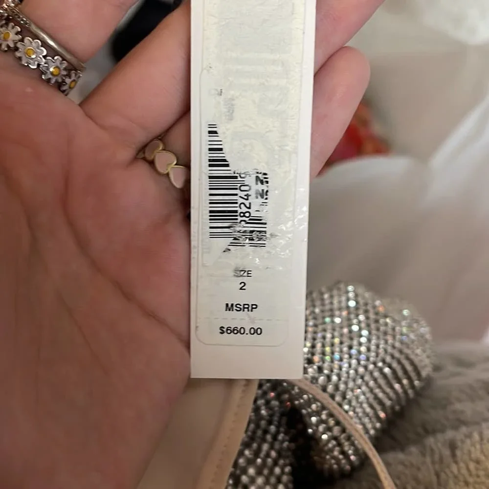 Alice and Olivia Harmony Chainmail Slip Dress - Picture 8 of 13